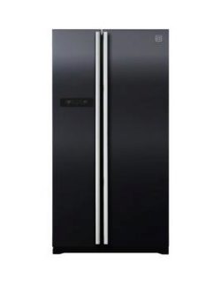 Daewoo Frax22B3B Usa-Style Fridge Freezer - Black